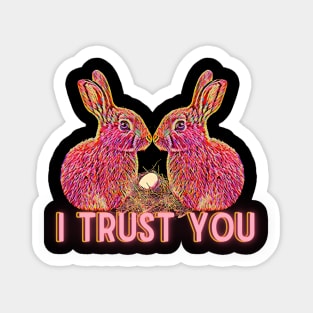 cute rabbit in love Sticker